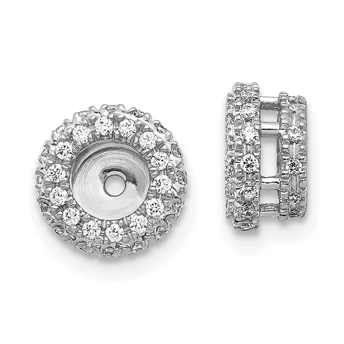 Goldia Earrings 14k White Gold 38 Ct Lab Grown Diamond VSSI G for 425 mm Earring Jacket Goldia Earrings 14k White Gold 38 Ct Lab Grown Diamond VSSI G for 425 mm Earring Jacket