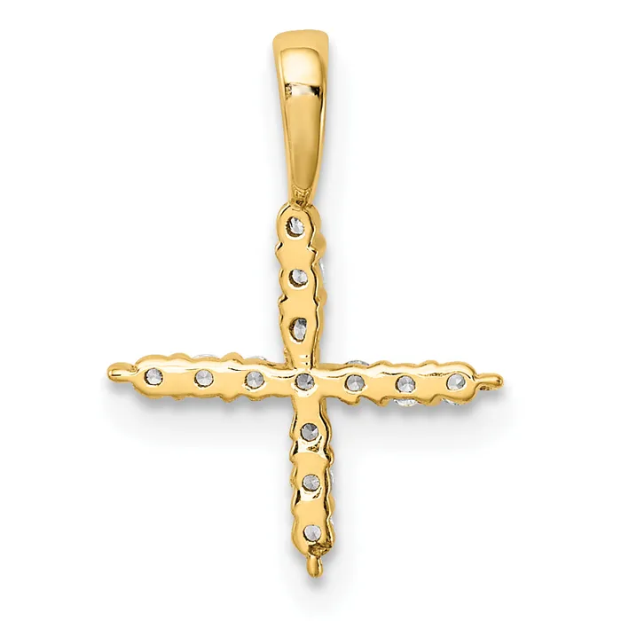 Goldia Necklaces 14k Yellow Gold 18 Ct Lab Grown Diamond VSSI G Letter X Initial Pendant