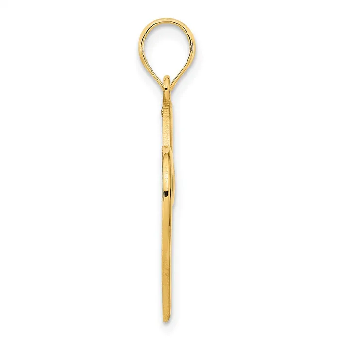 Goldia Necklaces 14k Yellow Gold Fancy Heart Pendant