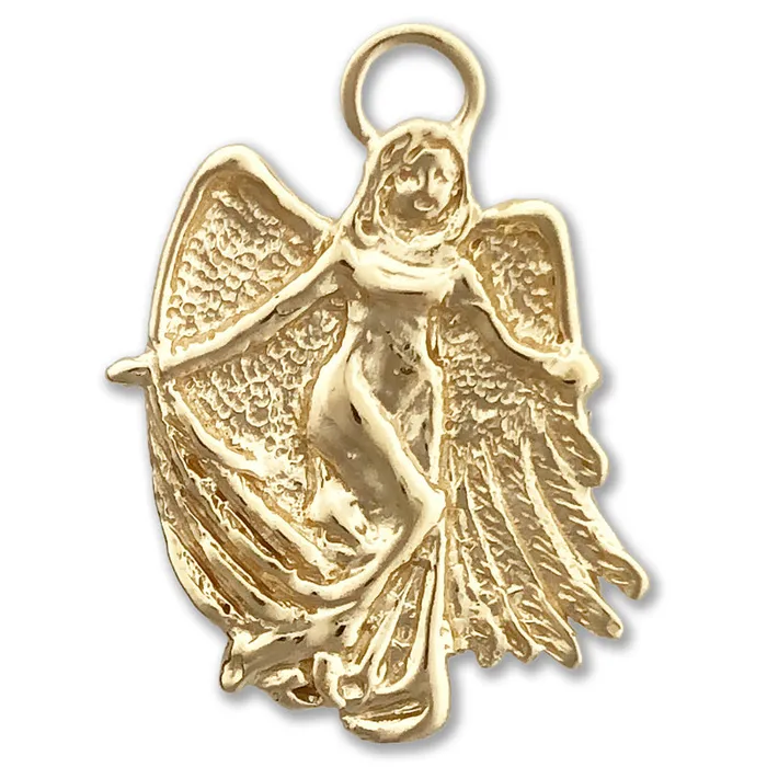Goldia PreStyled Sets 14K Gold Guardian Angel Pendant