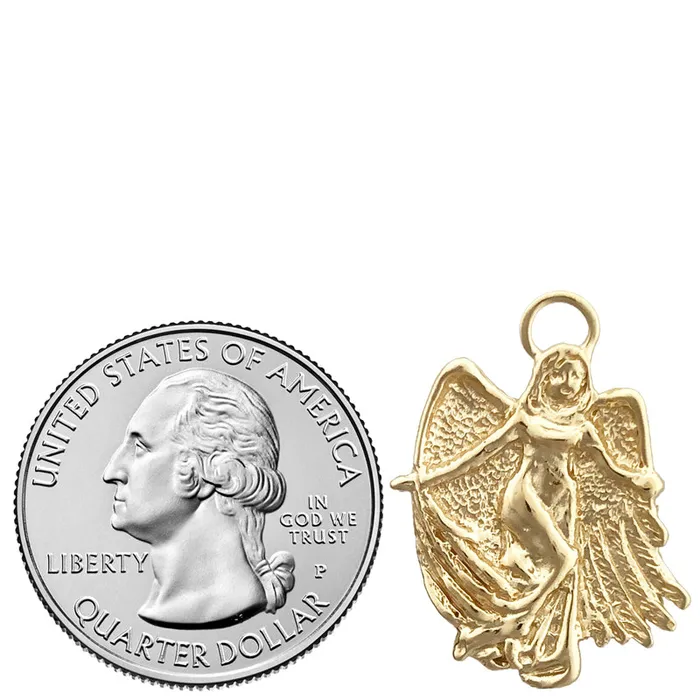 Goldia PreStyled Sets 14K Gold Guardian Angel Pendant