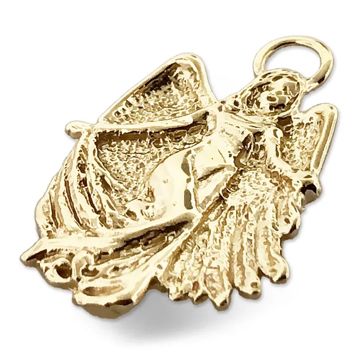 Goldia PreStyled Sets 14K Gold Guardian Angel Pendant