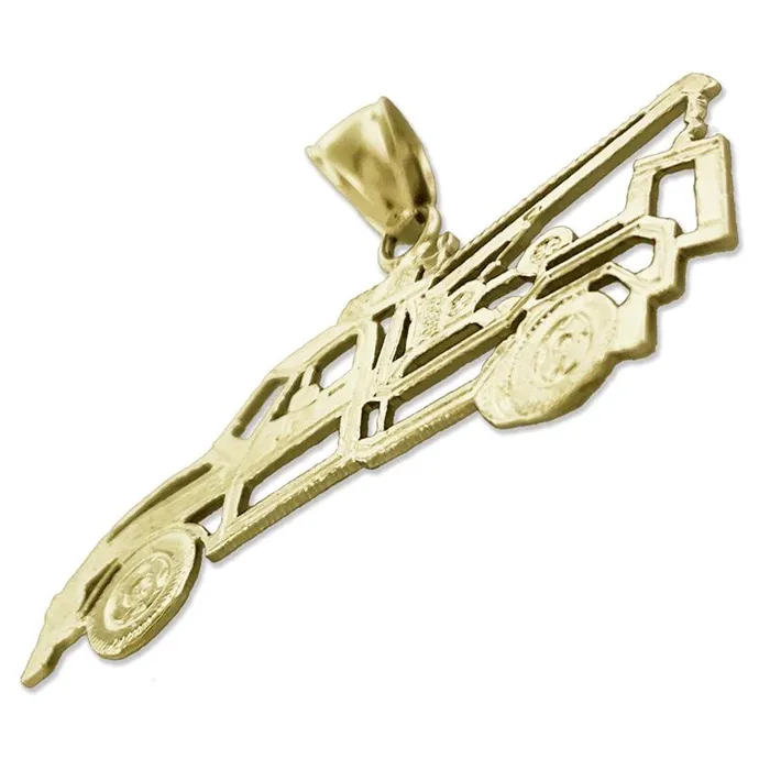 Goldia PreStyled Sets 14K Gold Outlined Tow Truck Pendant
