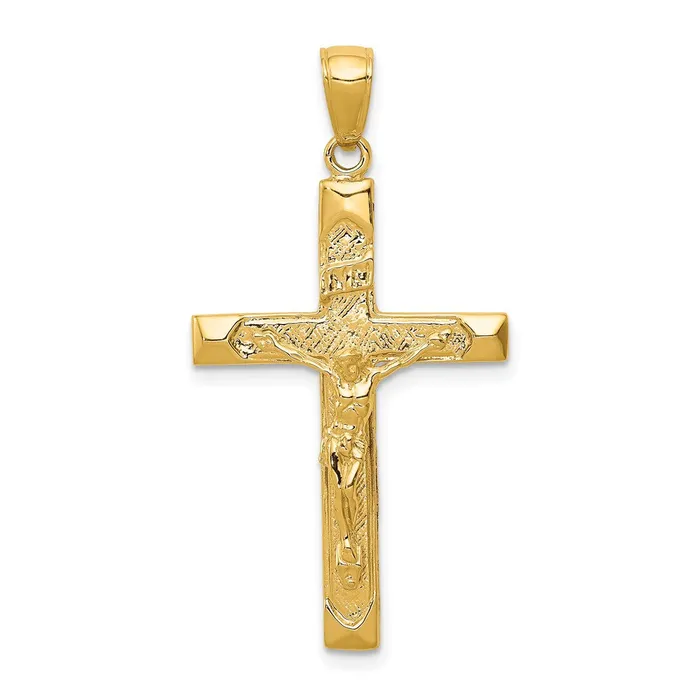 Goldia PreStyled Sets 14k Yellow Gold Crucifix Pendant