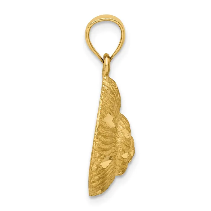 Goldia PreStyled Sets 14k Yellow Gold Shell Pendant