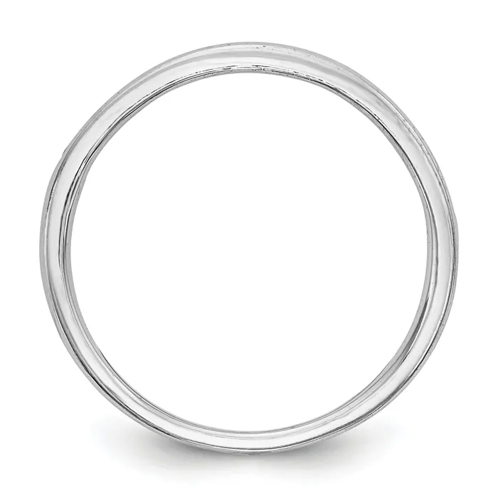 Goldia Rings 013ct CZ Solid Real 14K White Gold Wedding Wedding Band Ring