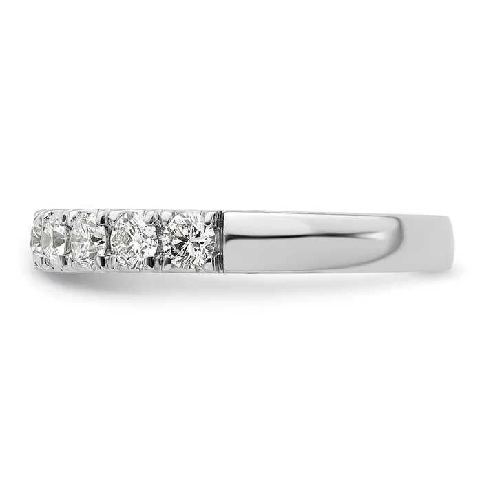 Goldia Rings 14k White Gold 1 Ct Lab Grown Diamond VSSI G Wedding Band Ring