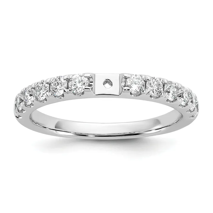 Goldia Rings 14k White Gold 58 Ct Lab Grown Diamond VSSI G Peg Set Engagement Ring Goldia Rings 14k White Gold 58 Ct Lab Grown Diamond VSSI G Peg Set Engagement Ring