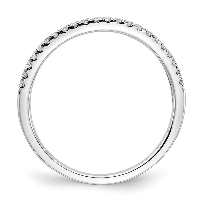 Goldia Rings 14k White Gold Real Diamond Wedding Band