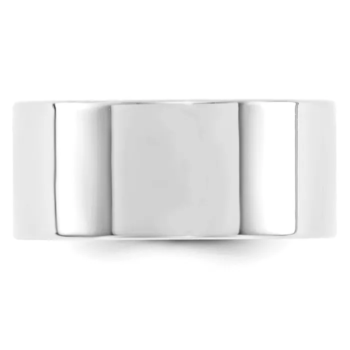Goldia Rings Solid 10K White Gold 10mm Standard Flat Comfort Fit MensWomens Wedding Band Ring Size 13 Goldia Rings Solid 10K White Gold 10mm Standard Flat Comfort Fit MensWomens Wedding Band Ring Size 13