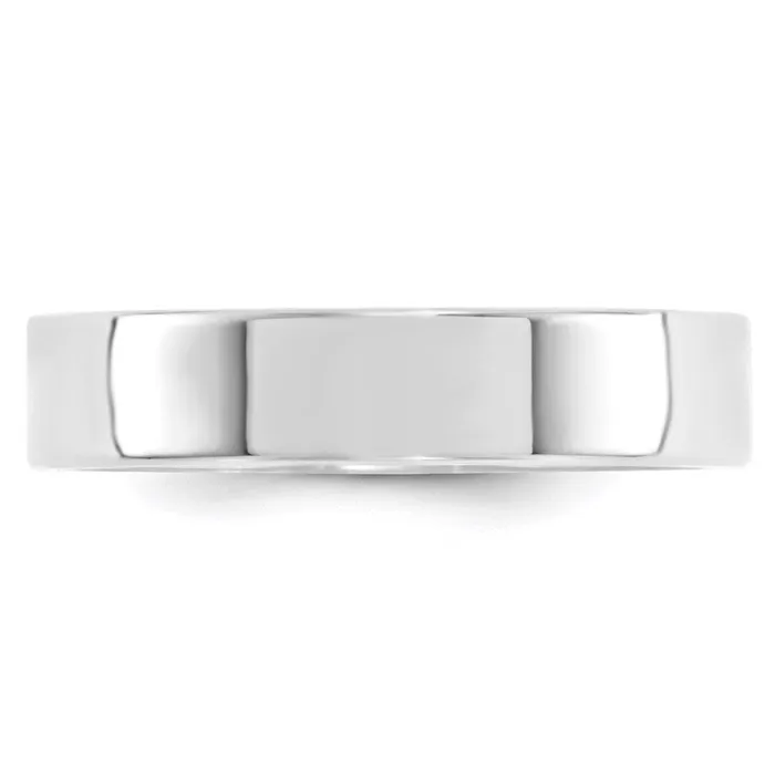 Goldia Rings Solid 10K White Gold 5mm Standard Flat Comfort Fit MensWomens Wedding Band Ring Size 5 Goldia Rings Solid 10K White Gold 5mm Standard Flat Comfort Fit MensWomens Wedding Band Ring Size 5