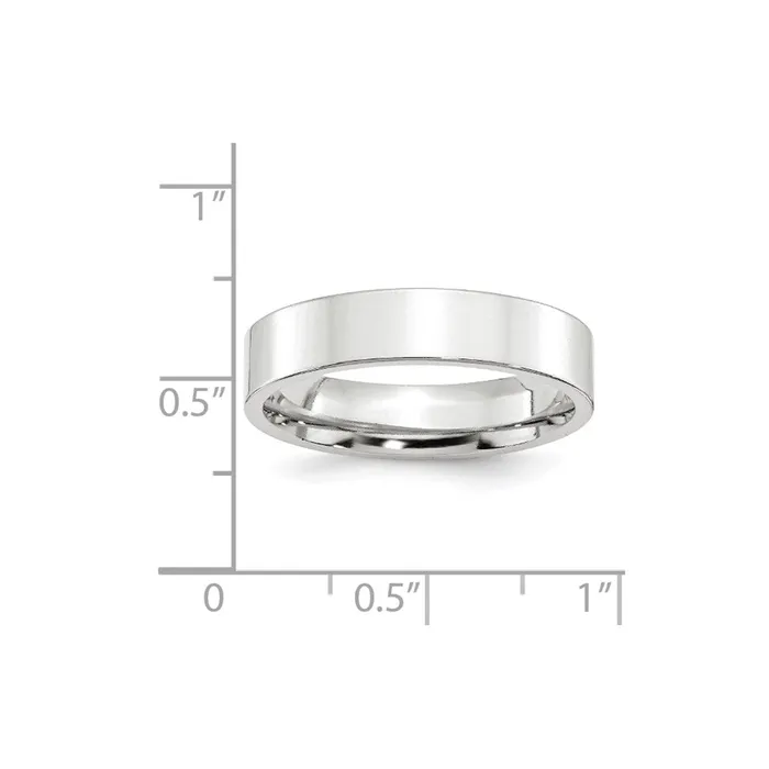 Goldia Rings Solid 10K White Gold 5mm Standard Flat Comfort Fit MensWomens Wedding Band Ring Size 5 Goldia Rings Solid 10K White Gold 5mm Standard Flat Comfort Fit MensWomens Wedding Band Ring Size 5