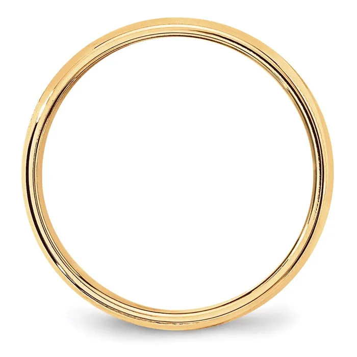 Goldia Rings Solid 10K Yellow Gold 6mm Light Weight Milgrain Half Round MensWomens Wedding Band Ring Size 125 Goldia Rings Solid 10K Yellow Gold 6mm Light Weight Milgrain Half Round MensWomens Wedding Band Ring Size 125