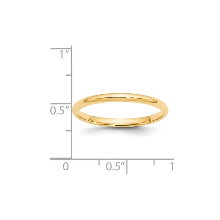 Goldia Rings Solid 14K Yellow Gold 2mm Light Weight Comfort Fit MensWomens Wedding Band Ring Size 13 Goldia Rings Solid 14K Yellow Gold 2mm Light Weight Comfort Fit MensWomens Wedding Band Ring Size 13