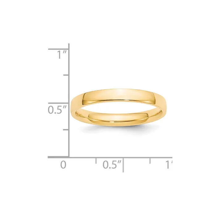 Goldia Rings Solid 14K Yellow Gold 3mm Light Weight Comfort Fit MensWomens Wedding Band Ring Size 105 Goldia Rings Solid 14K Yellow Gold 3mm Light Weight Comfort Fit MensWomens Wedding Band Ring Size 105