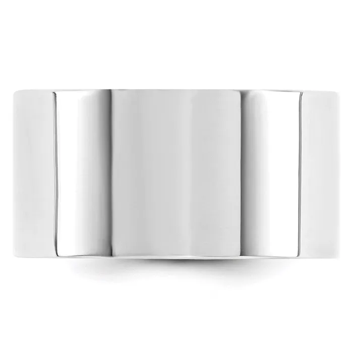 Goldia Rings Solid 18K White Gold 12mm Standard Flat Comfort Fit MensWomens Wedding Band Ring Size 12 Goldia Rings Solid 18K White Gold 12mm Standard Flat Comfort Fit MensWomens Wedding Band Ring Size 12