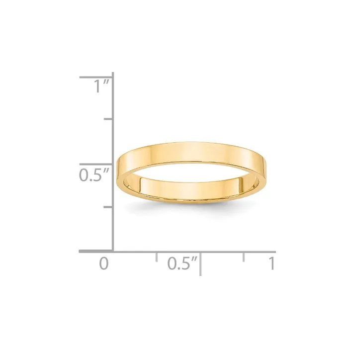Goldia Rings Solid 18K Yellow Gold 3mm Light Weight Flat MensWomens Wedding Band Ring Size 13 Goldia Rings Solid 18K Yellow Gold 3mm Light Weight Flat MensWomens Wedding Band Ring Size 13