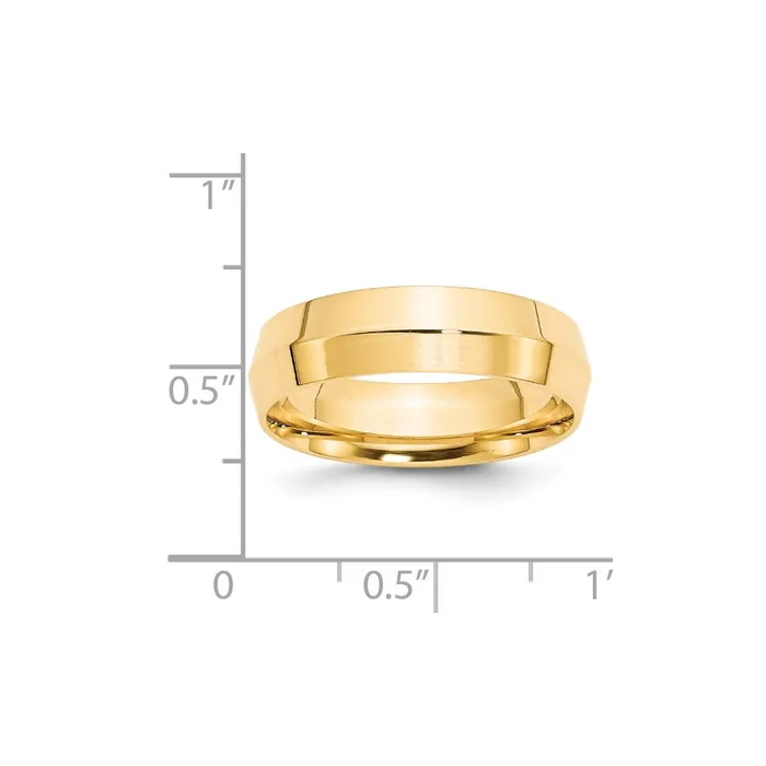 Goldia Rings Solid 18K Yellow Gold 6mm Knife Edge Comfort Fit MensWomens Wedding Band Ring Size 4 Goldia Rings Solid 18K Yellow Gold 6mm Knife Edge Comfort Fit MensWomens Wedding Band Ring Size 4