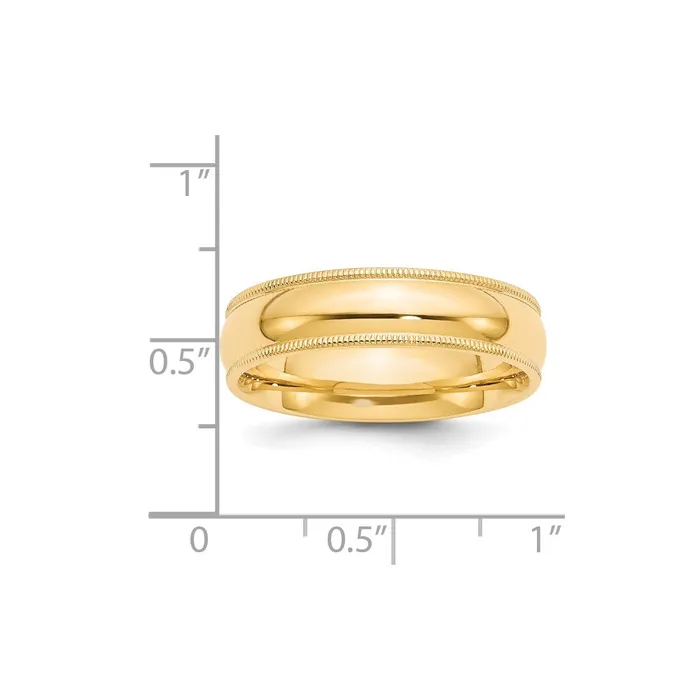 Goldia Rings Solid 18K Yellow Gold 6mm Milgrain Comfort Wedding MensWomens Wedding Band Ring Size 11 Goldia Rings Solid 18K Yellow Gold 6mm Milgrain Comfort Wedding MensWomens Wedding Band Ring Size 11