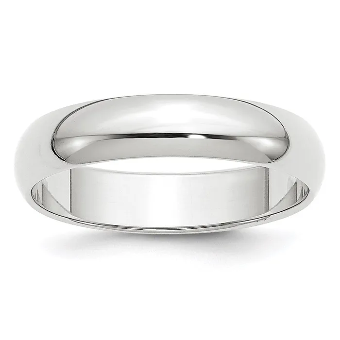 Goldia Rings Solid 18K Yellow Gold White Gold 5mm HalfRound MensWomens Wedding Band Ring Size 11 Goldia Rings Solid 18K Yellow Gold White Gold 5mm HalfRound MensWomens Wedding Band Ring Size 11