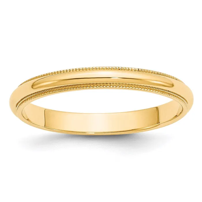 Goldia Solid 10K Yellow Gold 3mm Milgrain HalfRound Wedding MensWomens Wedding Band Ring Size 45 Rings Goldia Solid 10K Yellow Gold 3mm Milgrain HalfRound Wedding MensWomens Wedding Band Ring Size 45 Rings