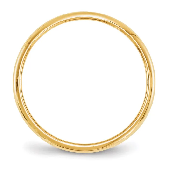 Goldia Solid 14K Yellow Gold 2mm Half Round MensWomens Wedding Band Ring Size 9 Rings Goldia Solid 14K Yellow Gold 2mm Half Round MensWomens Wedding Band Ring Size 9 Rings