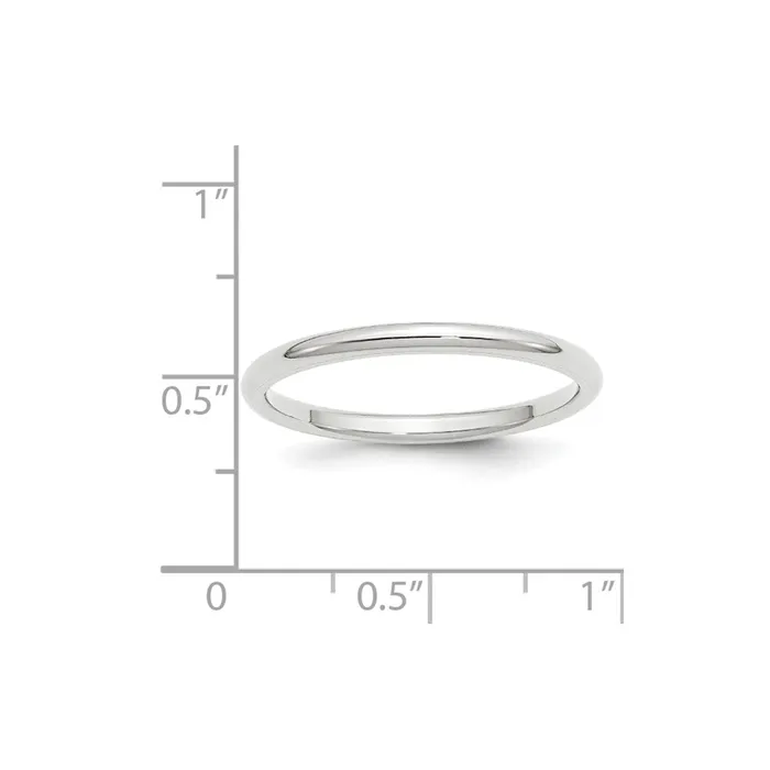 Goldia Solid 18K White Gold 2mm Standard Comfort Fit MensWomens Wedding Band Ring Size 125 Rings Goldia Solid 18K White Gold 2mm Standard Comfort Fit MensWomens Wedding Band Ring Size 125 Rings