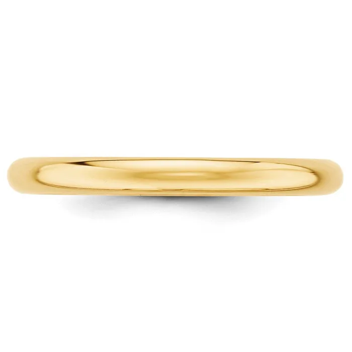 Goldia Solid 18K Yellow Gold 25mm Half Round MensWomens Wedding Band Ring Size 135 Rings Goldia Solid 18K Yellow Gold 25mm Half Round MensWomens Wedding Band Ring Size 135 Rings