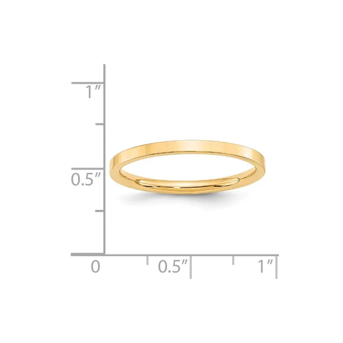 Goldia Solid 18K Yellow Gold 2mm Standard Flat Comfort Fit MensWomens Wedding Band Ring Size 125 Rings Goldia Solid 18K Yellow Gold 2mm Standard Flat Comfort Fit MensWomens Wedding Band Ring Size 125 Rings