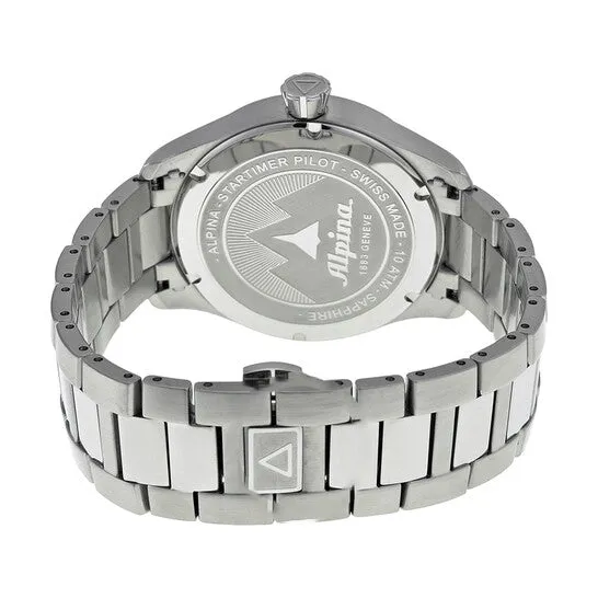 JMS always Bracelets Original Alpina Startimer Pilot Small Seconds Big Date Navy Blue Dial Stainless Steel Mens Watch AL280NS4S6B JMS always Bracelets Original Alpina Startimer Pilot Small Seconds Big Date Navy Blue Dial Stainless Steel Mens Watch AL280NS4S6B
