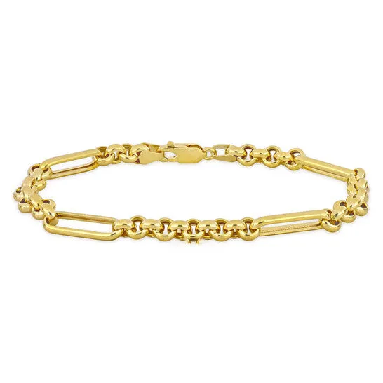 JMS always Bracelets Original AMOUR Rolo Link Station Bracelet In 14K Yellow Gold 75 In JMS always Bracelets Original AMOUR Rolo Link Station Bracelet In 14K Yellow Gold 75 In