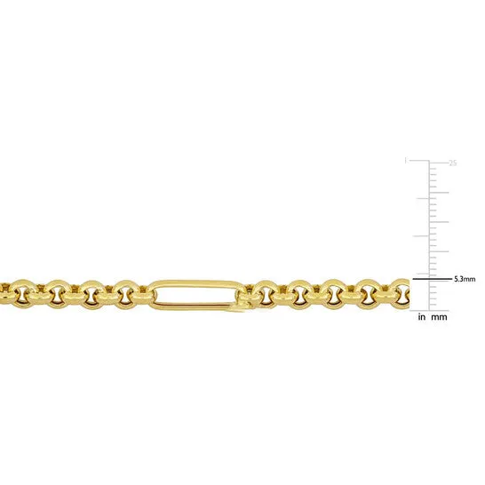 JMS always Bracelets Original AMOUR Rolo Link Station Bracelet In 14K Yellow Gold 75 In JMS always Bracelets Original AMOUR Rolo Link Station Bracelet In 14K Yellow Gold 75 In