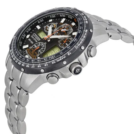 JMS always Bracelets Original Citizen Skyhawk AT Stainless Steel Chronograph Atomic Mens Watch JY000053E JMS always Bracelets Original Citizen Skyhawk AT Stainless Steel Chronograph Atomic Mens Watch JY000053E