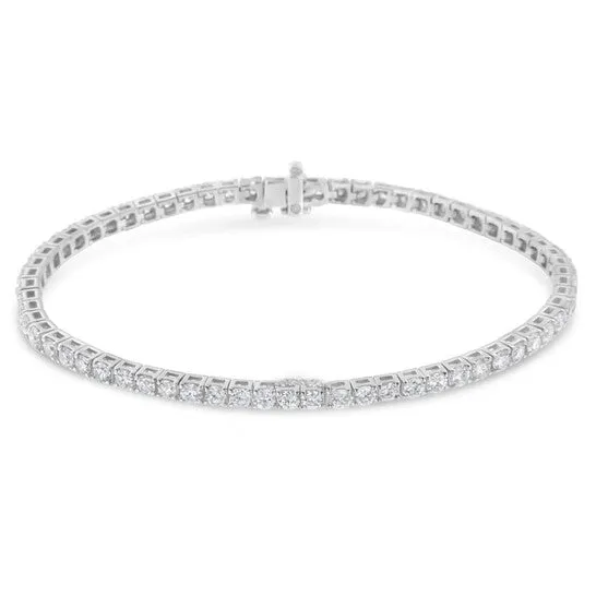 JMS always Bracelets Original Haus of Brilliance IGI Certified 14K White Gold 7ct TDW Diamond Tennis Bracelet HII1 JMS always Bracelets Original Haus of Brilliance IGI Certified 14K White Gold 7ct TDW Diamond Tennis Bracelet HII1