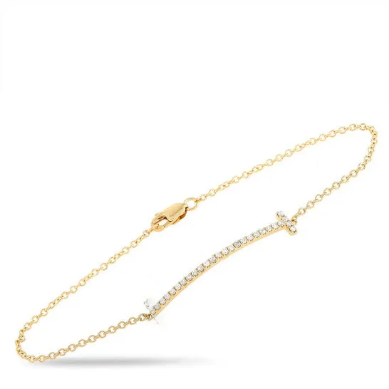 JMS always Bracelets Original LB Exclusive 14K Yellow Gold 025ct Diamond Bracelet JMS always Bracelets Original LB Exclusive 14K Yellow Gold 025ct Diamond Bracelet