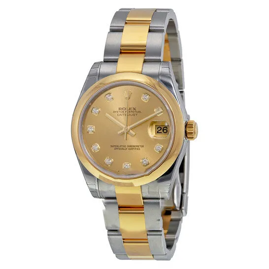 JMS always Bracelets Original Rolex Datejust Lady 31 Champange Dial Stainless Steel and 18K Yellow Gold Oyster Bracelet Automatic Watch 178243CDO JMS always Bracelets Original Rolex Datejust Lady 31 Champange Dial Stainless Steel and 18K Yellow Gold Oyster Bracelet Automatic Watch 178243CDO