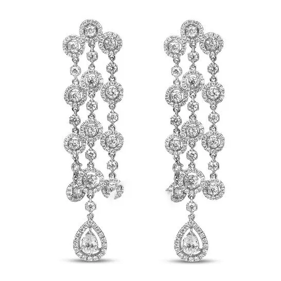 JMS always Earrings Original Haus of Brilliance 18K White Gold 4 34 Cttw Diamond Double Teardrop Waterfall Dangle Earrings HI Color VS1VS2 Clarity JMS always Earrings Original Haus of Brilliance 18K White Gold 4 34 Cttw Diamond Double Teardrop Waterfall Dangle Earrings HI Color VS1VS2 Clarity