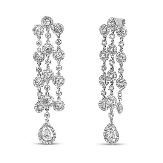 JMS always Earrings Original Haus of Brilliance 18K White Gold 4 34 Cttw Diamond Double Teardrop Waterfall Dangle Earrings HI Color VS1VS2 Clarity JMS always Earrings Original Haus of Brilliance 18K White Gold 4 34 Cttw Diamond Double Teardrop Waterfall Dangle Earrings HI Color VS1VS2 Clarity