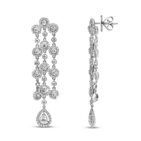JMS always Earrings Original Haus of Brilliance 18K White Gold 4 34 Cttw Diamond Double Teardrop Waterfall Dangle Earrings HI Color VS1VS2 Clarity JMS always Earrings Original Haus of Brilliance 18K White Gold 4 34 Cttw Diamond Double Teardrop Waterfall Dangle Earrings HI Color VS1VS2 Clarity