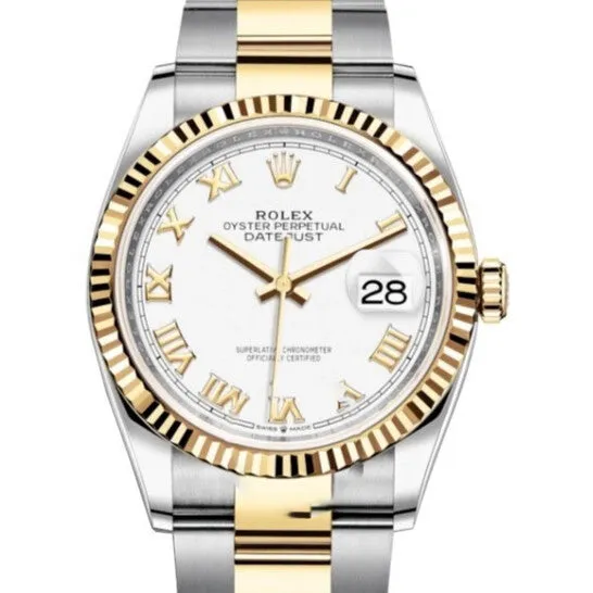 JMS always Earrings Original Rolex Datejust 36 White Dial Mens Stainless Steel and 18kt Yellow Gold Oyster Watch 126233WRO JMS always Earrings Original Rolex Datejust 36 White Dial Mens Stainless Steel and 18kt Yellow Gold Oyster Watch 126233WRO