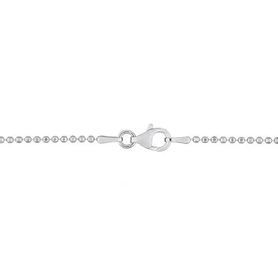 JMS always Necklaces Original AMOUR Ball Chain Necklace In Sterling Silver 20 In JMS always Necklaces Original AMOUR Ball Chain Necklace In Sterling Silver 20 In