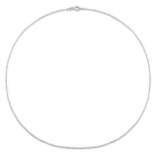 JMS always Necklaces Original AMOUR Ball Chain Necklace In Sterling Silver 20 In JMS always Necklaces Original AMOUR Ball Chain Necklace In Sterling Silver 20 In