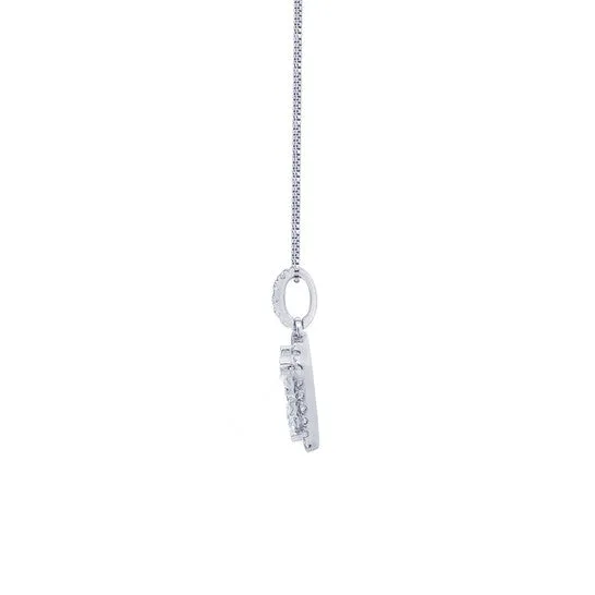 JMS always Necklaces Original Diamond Muse 090 cttw 14KT White Gold Diamond Cluster Pendant Necklace for Women JMS always Necklaces Original Diamond Muse 090 cttw 14KT White Gold Diamond Cluster Pendant Necklace for Women
