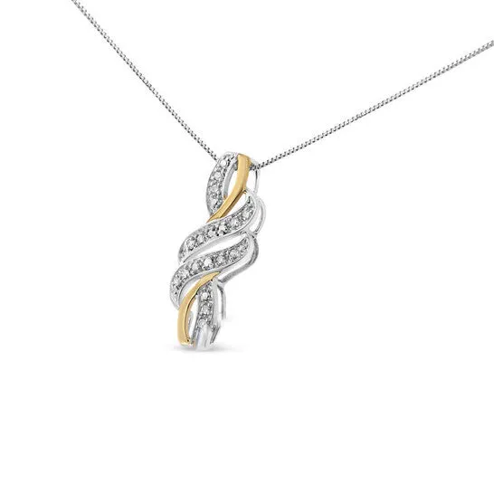 JMS always Necklaces Original Haus of Brilliance 14K Yellow Gold Plated 925 Sterling Silver RoundCut Diamond Accent Cross Bypass 18 Necklace HI Color I2I3 Clarity JMS always Necklaces Original Haus of Brilliance 14K Yellow Gold Plated 925 Sterling Silver RoundCut Diamond Accent Cross Bypass 18 Necklace HI Color I2I3 Clarity