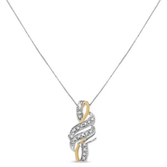 JMS always Necklaces Original Haus of Brilliance 14K Yellow Gold Plated 925 Sterling Silver RoundCut Diamond Accent Cross Bypass 18 Necklace HI Color I2I3 Clarity JMS always Necklaces Original Haus of Brilliance 14K Yellow Gold Plated 925 Sterling Silver RoundCut Diamond Accent Cross Bypass 18 Necklace HI Color I2I3 Clarity