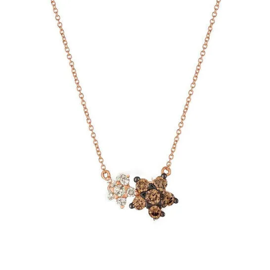 JMS always Necklaces Original Le Vian Ladies Chocolate Diamonds Fashion Necklace in 14k Strawberry Gold JMS always Necklaces Original Le Vian Ladies Chocolate Diamonds Fashion Necklace in 14k Strawberry Gold
