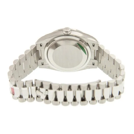 JMS always Necklaces Original Rolex DayDate 36 Mother of Pearl Diamond Dial 18kt White Gold President Watch 128349MDP JMS always Necklaces Original Rolex DayDate 36 Mother of Pearl Diamond Dial 18kt White Gold President Watch 128349MDP
