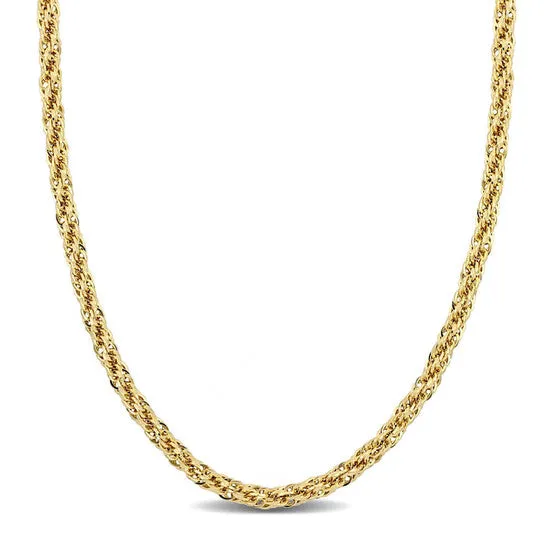 JMS always Original AMOUR 4mm Infinity Rope Chain Necklace In 14K Yellow Gold 20 In Necklaces JMS always Original AMOUR 4mm Infinity Rope Chain Necklace In 14K Yellow Gold 20 In Necklaces