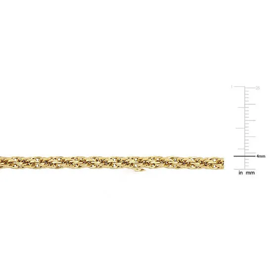 JMS always Original AMOUR 4mm Infinity Rope Chain Necklace In 14K Yellow Gold 20 In Necklaces JMS always Original AMOUR 4mm Infinity Rope Chain Necklace In 14K Yellow Gold 20 In Necklaces