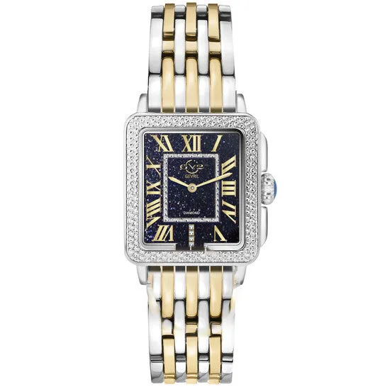 JMS always Original GV2 by Gevril Padova Quartz Diamond Blue Dial Ladies Watch 12314B Watches